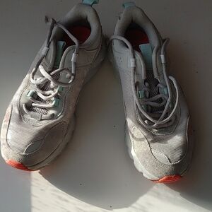 Under Armour Gray and Teal Women's Sneakers